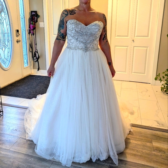 BNWT Sophie Tolli Novella size 14 - Picture 5 of 6